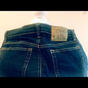 RL Sleek & Stretchy Blue Denim Straight Leg Jeans